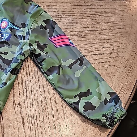 Rain jacket pilot camo size 4/5 Stephen Joseph - Picture 3 of 10